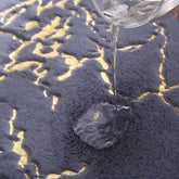 Crack Gold Fluffy Faux Rabbit Fur Rugs | Yedwo Home